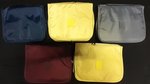 19 pallet toiletry bags in different sizes and colors