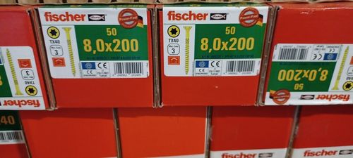 12,891.5 kg Fischer screws - chipboard screws, plate head screws, etc.
