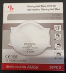of fine dust masks FFP2 without valve